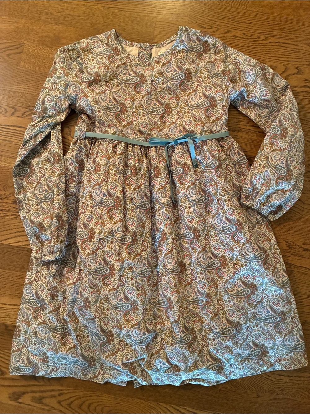 Olive Juice paisley dress, size 10/12 year